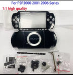 White/Black/Pink Faceplate Case Shell For PSP2000 PSP 2000 2006 Game Console Housing Cover with Button Kit