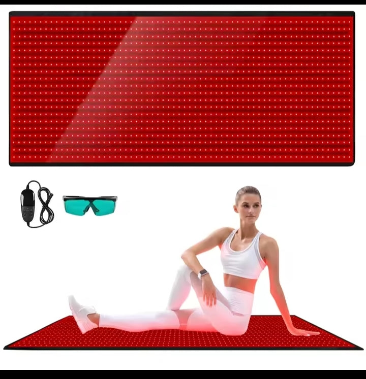 1280pcs Red Light Near Infrared Therapy Devices Mat LED Large Pads for Whole Full Body Mat Blanket Home Care Relaxation Device