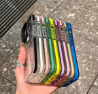 Luxury Transparent Case For iPhone 15 14 13 12 11 Pro Max 7 8 Plus X Xs Max XR Shockproof Clear Soft TPU Cover