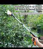 Grabber Reacher Tool Garbage Clip Picker Picking Extended Aluminum Alloy Picker Pliers Sanitary Pickup Cleaning