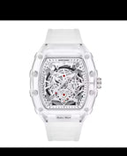 | UTHAI BK134 Fashionable Men watch barrel shaped transparent waterproof quartz watch sports clock gift watches for man