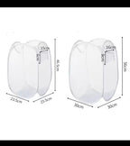 Dirty Clothes Basket Skeleton Ventilated Foldable Easy Storage Portable Large Capacity Clothes Basket