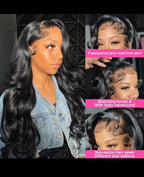 30 40 Inch 360 Full Lace Body Wave Wigs Human Hair 100% 13x4 13x6 HD Lace Frontal Wig For Black Women 4x4 5x5 Lace Closure Wigs