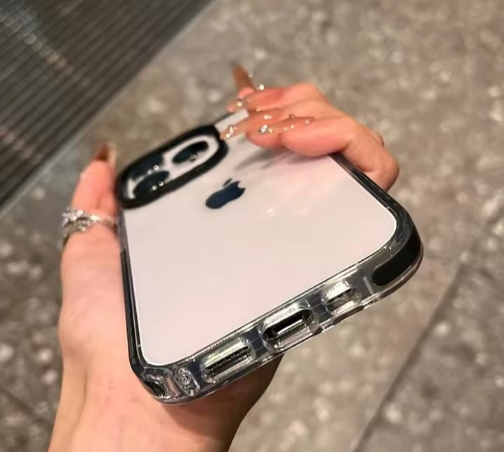 Luxury Transparent Case For iPhone 15 14 13 12 11 Pro Max 7 8 Plus X Xs Max XR Shockproof Clear Soft TPU Cover