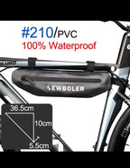 NEWBOLER Bicycle Triangle Bag Bike Frame Front Tube Bag Waterproof Cycling Bag Battery Pannier Packing Pouch Accessories