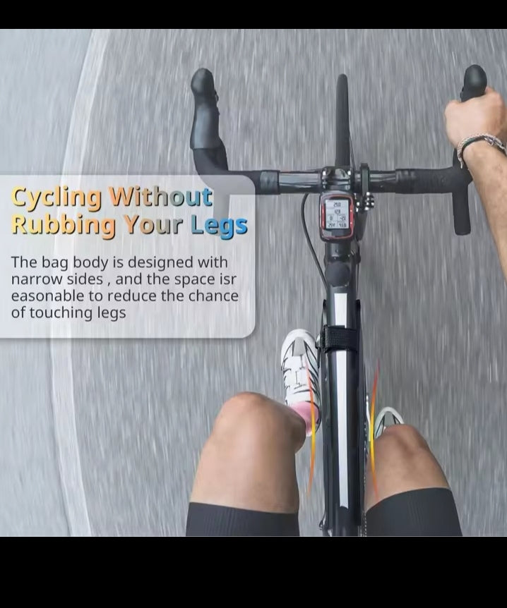 NEWBOLER Bicycle Triangle Bag Bike Frame Front Tube Bag Waterproof Cycling Bag Battery Pannier Packing Pouch Accessories