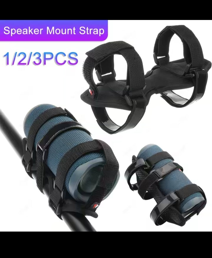 Sound Box Bike Holder Nylon Speaker Mount Strap Holder Anti Slip Diameter 1.5-3.5inch for JBL Bluetooth-compatible Speakers
