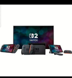 Nintendo Switch 2 Console and Mario Kart World Bundle- Hong Kong Version (HK Charger with HK to US Plug Adapter