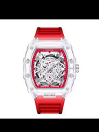 | UTHAI BK134 Fashionable Men watch barrel shaped transparent waterproof quartz watch sports clock gift watches for man